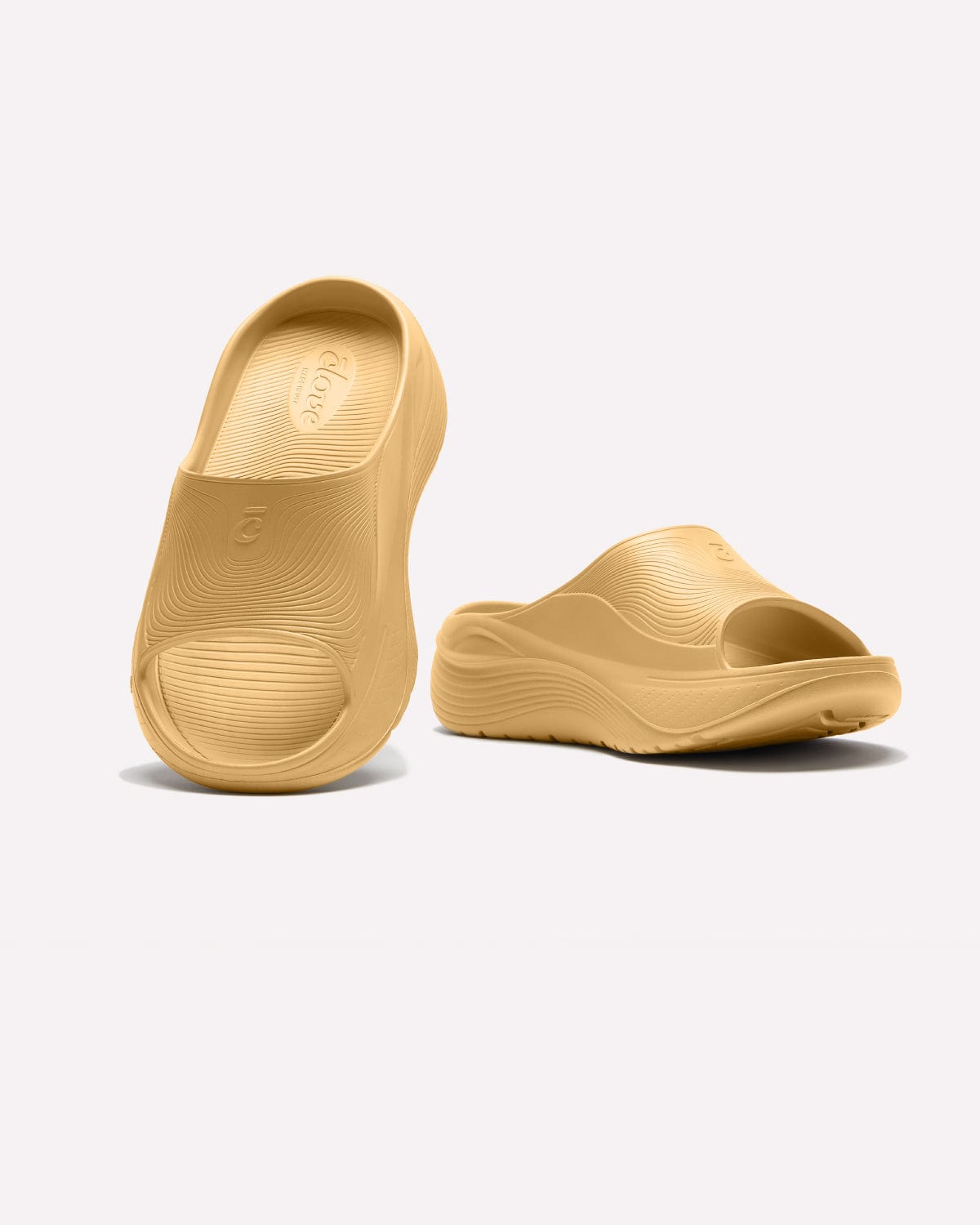 Women's SuperCush Recovery Slide - Honey Yellow - Image 9