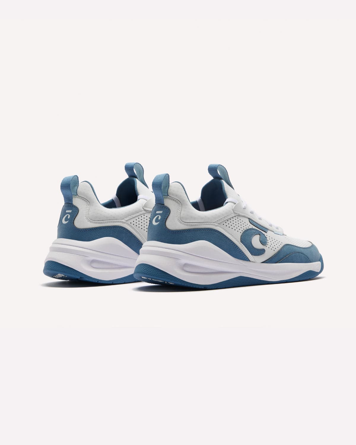 Men's Strada - White / Ocean Blue - Image 6